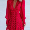 Red Short Dress For Summer
