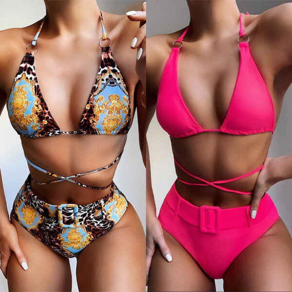 Printed sexy and stylish bikini