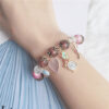 Bohemian Crystal Bracelet | Letter Pendant Beaded Bracelet - Image 3