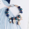 Bohemian Crystal Bracelet | Letter Pendant Beaded Bracelet - Image 2