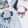 Bohemian Crystal Bracelet | Letter Pendant Beaded Bracelet