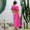 Long Sense Asymmetric Commuter Puff Sleeve Elegant Women's Dress - Image 8