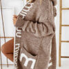 Women's Printed Mid-length Sweater/Cardigan - Image 5