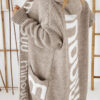 Women's Printed Mid-length Sweater/Cardigan - Image 6